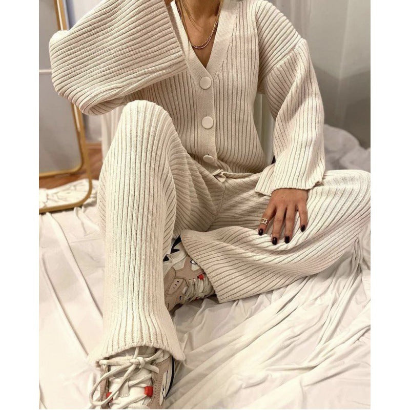 Noelle Gebreide Vest Set