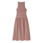 Elegante Geruite Jurk Eenvoudige Jurk voor Dames