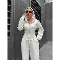 Zara Zip-Up Wide-Leg Set