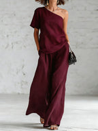 Amara Off-Shoulder Broekpak