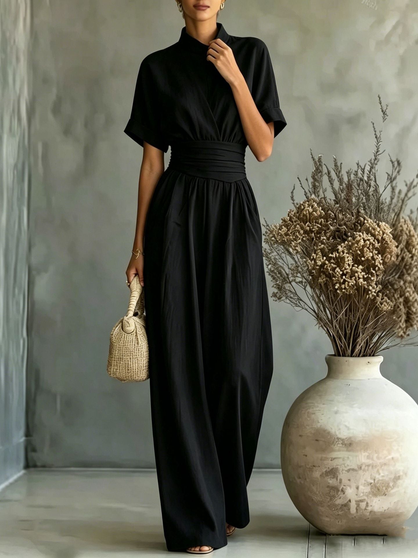 Celine jumpsuit met wijde pijpen