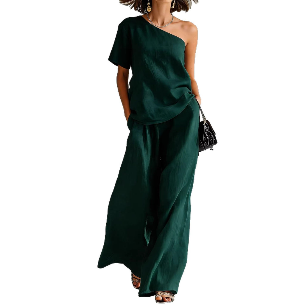 Amara Off-Shoulder Broekpak