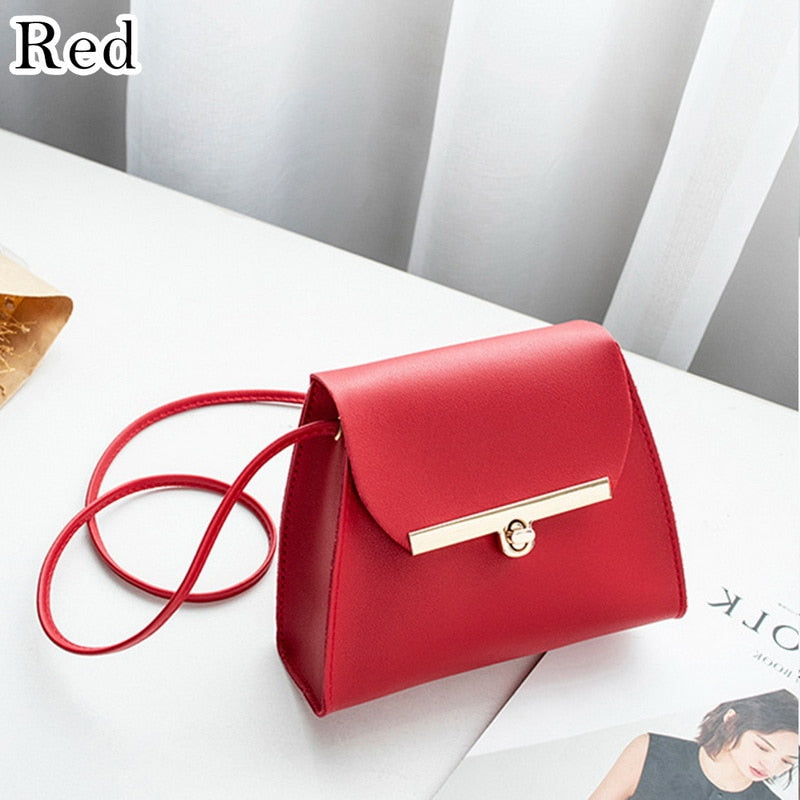 Damesmode PU Lederen Schouder Kleine Klep Crossbody Handtassen Top Handvat Tote Boodschappentassen