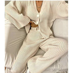 Noelle Gebreide Vest Set