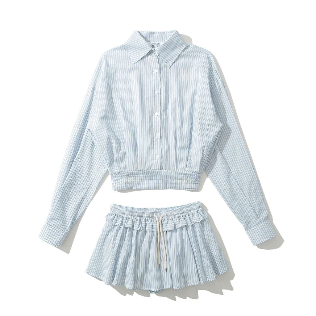 Modieuze Casual Jas + Rok Set voor Dames