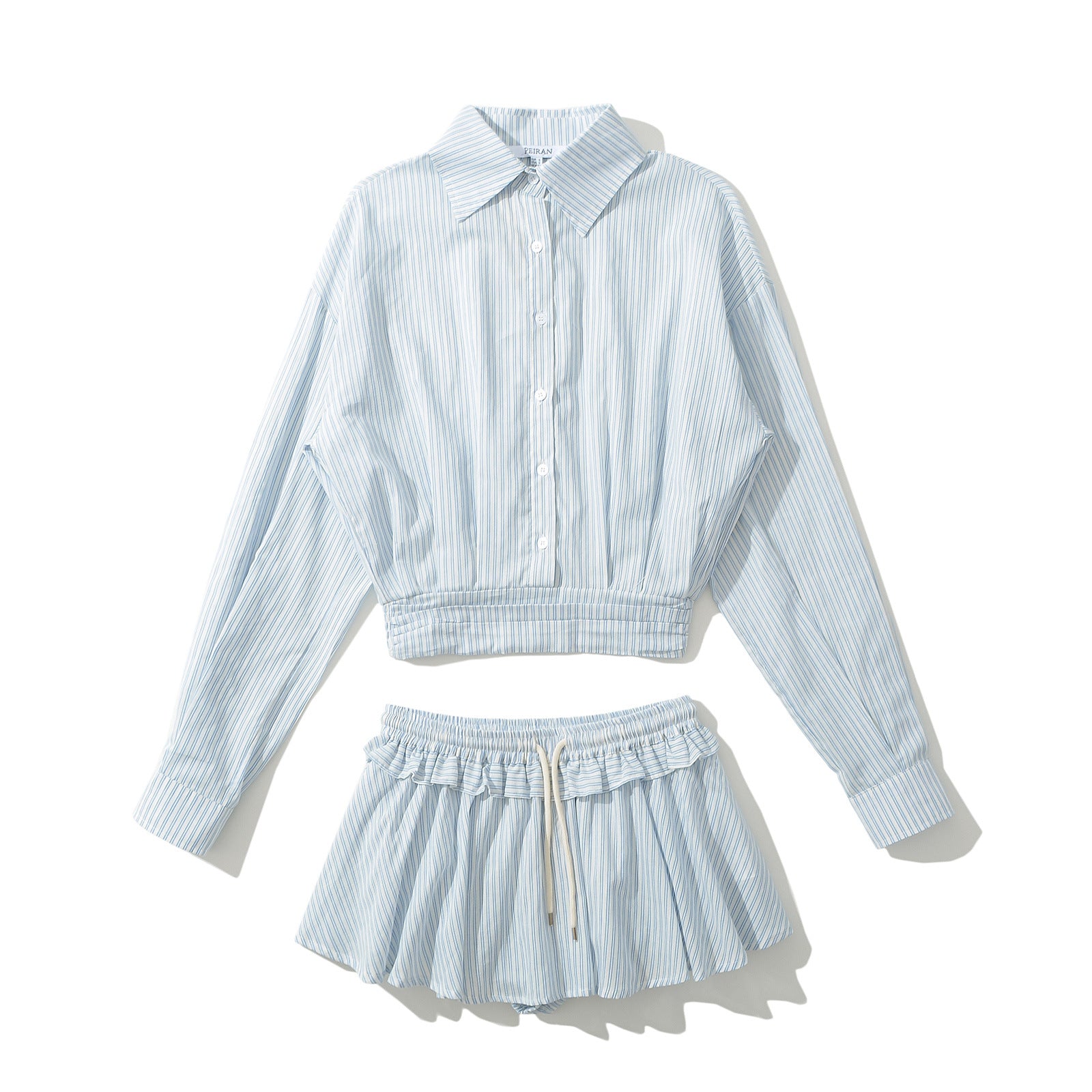 Modieuze Casual Jas + Rok Set voor Dames