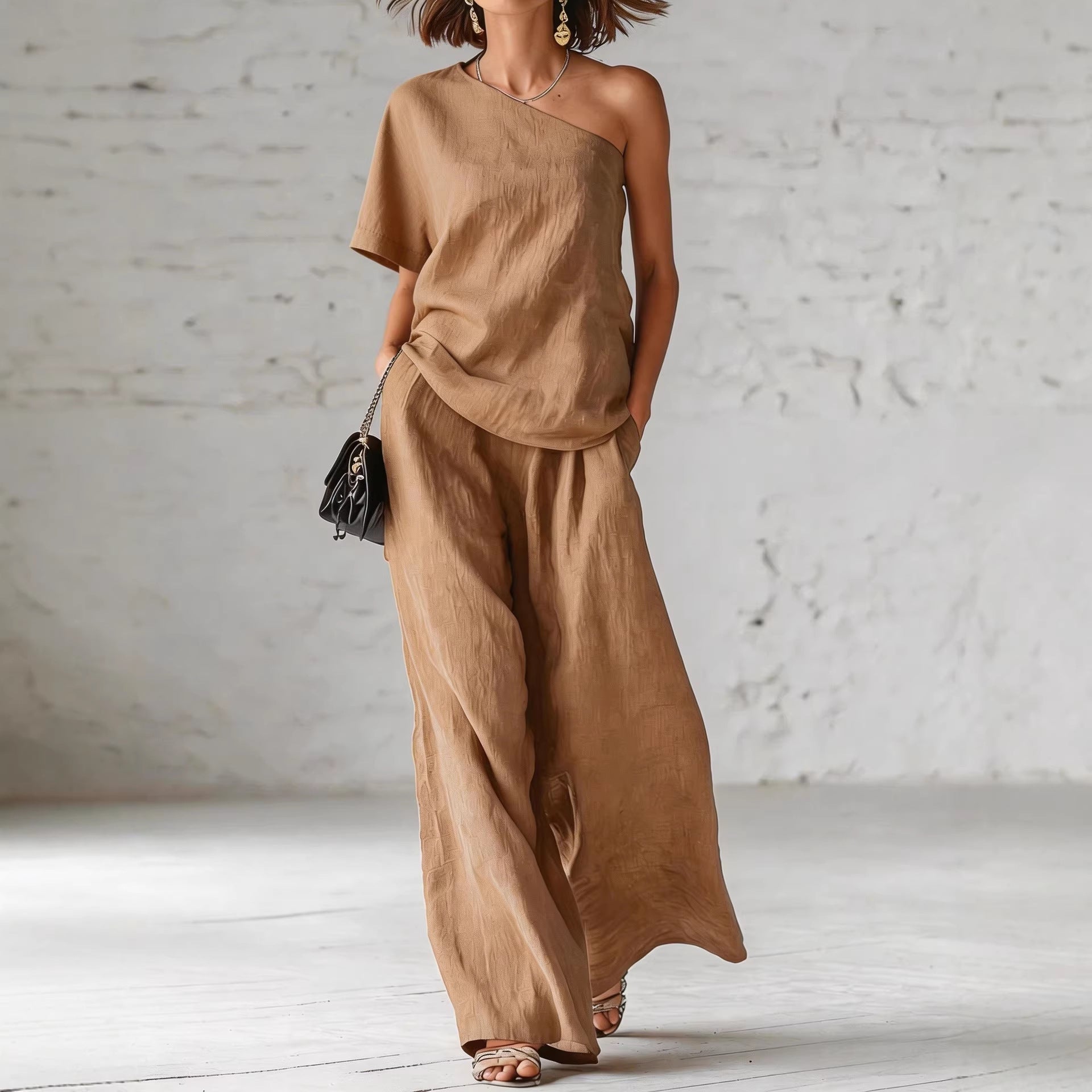 Amara Off-Shoulder Broekpak