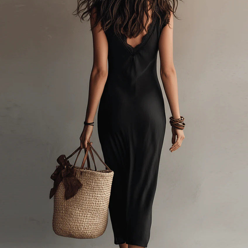 Serena Halter Maxi-jurk