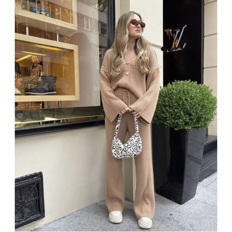 Noelle Gebreide Vest Set