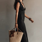 Serena Halter Maxi-jurk
