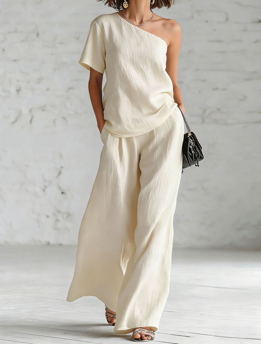 Amara Off-Shoulder Broekpak