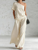 Amara Off-Shoulder Broekpak