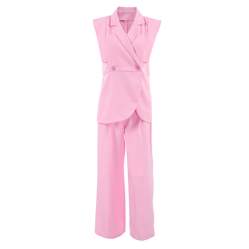 Sofia Geklede Gilet & Pantalon Set
