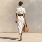 Emilia Wrap Shirt Dress