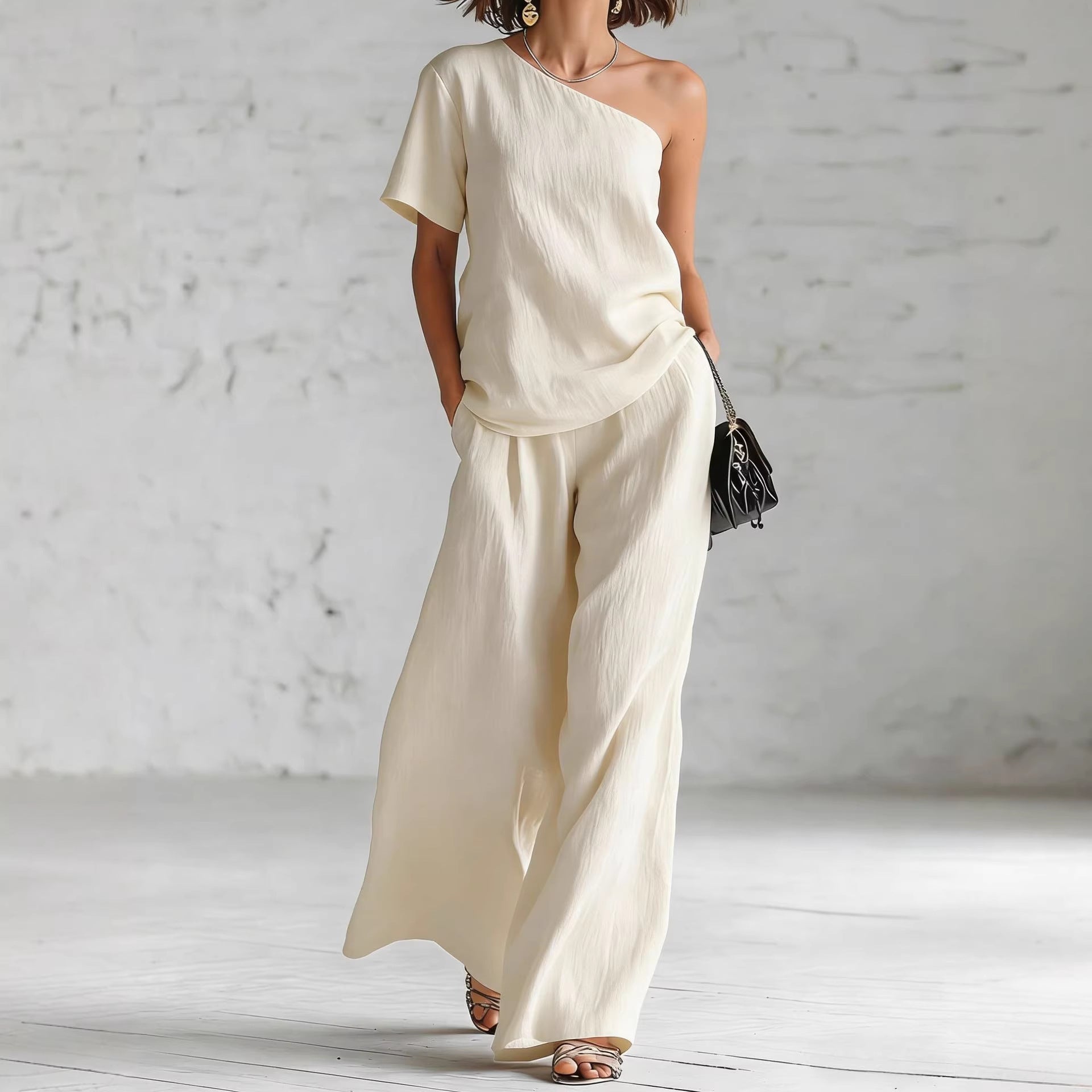 Amara Off-Shoulder Broekpak