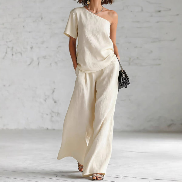 Amara Off-Shoulder Broekpak