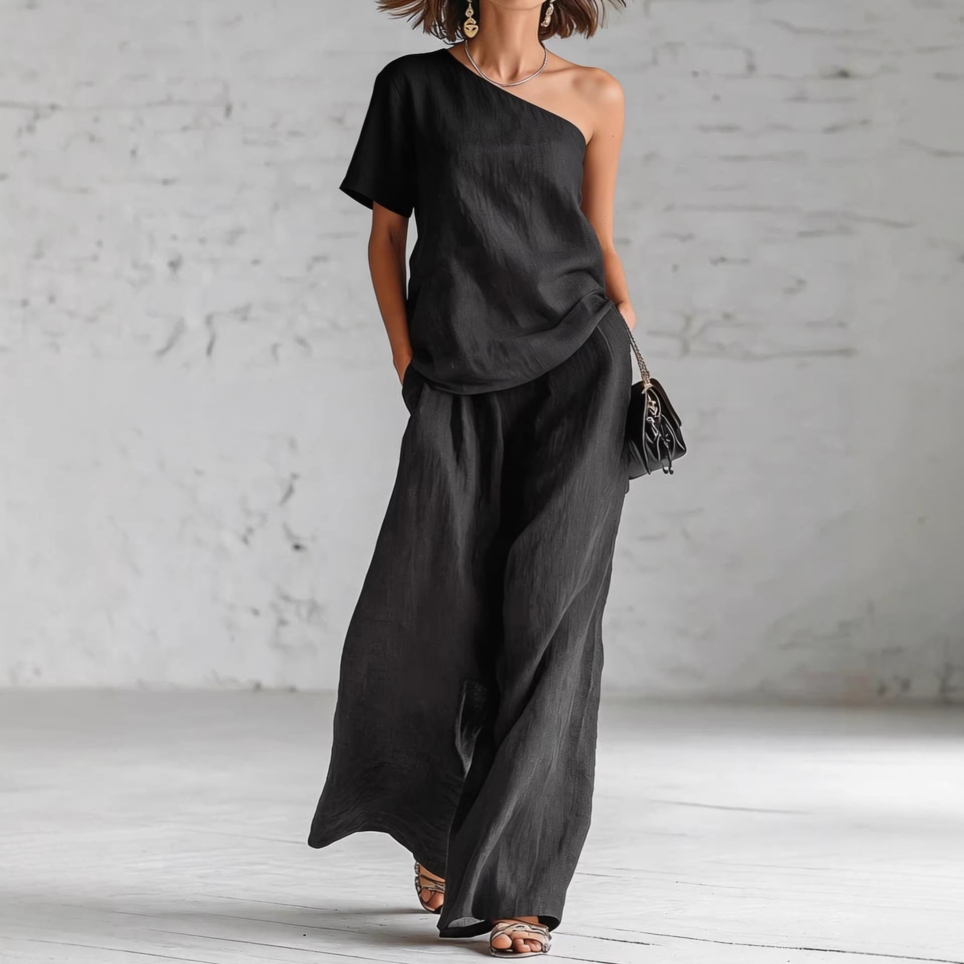 Amara Off-Shoulder Broekpak
