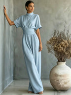 Celine jumpsuit met wijde pijpen