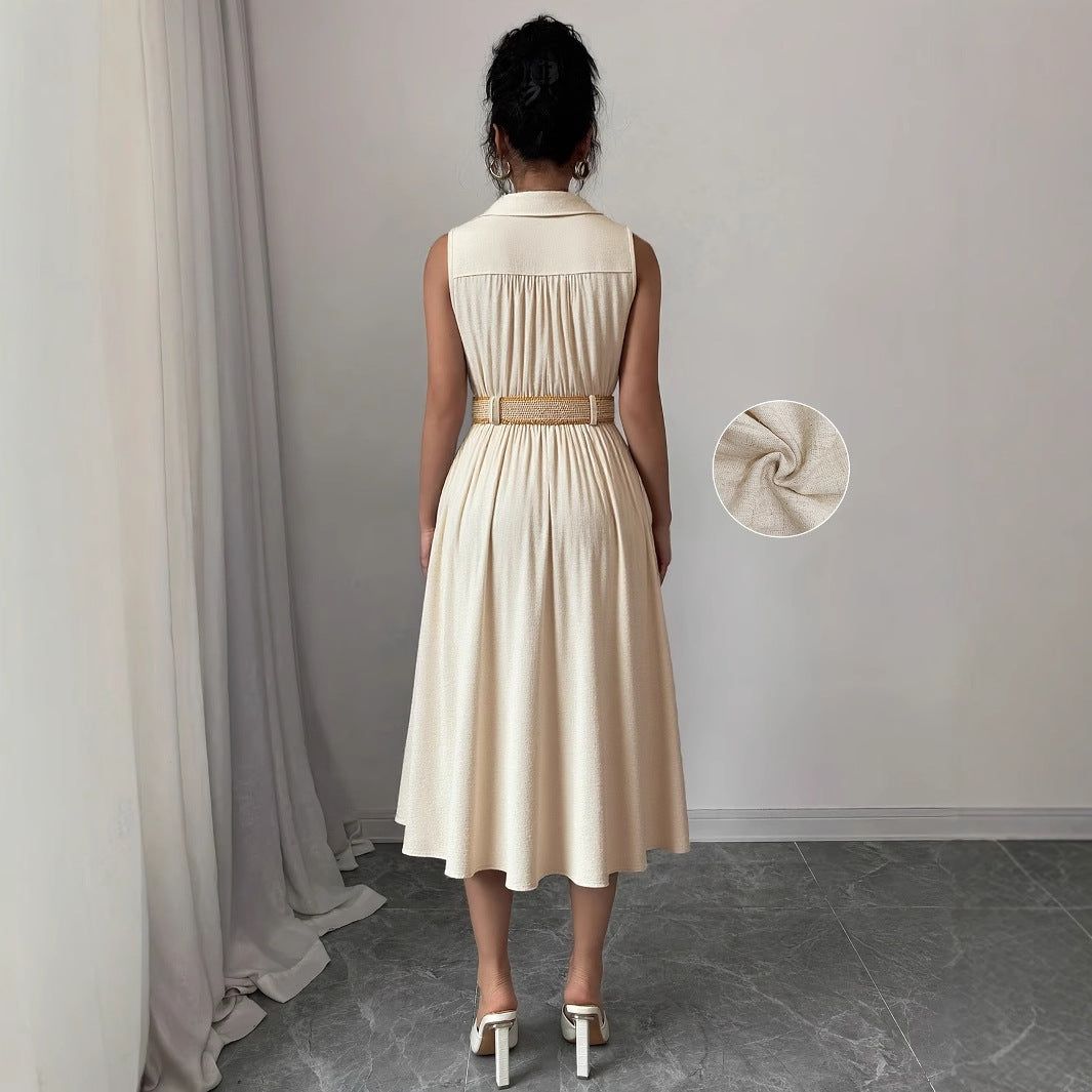 Clara Midi-jurk met Ceintuur