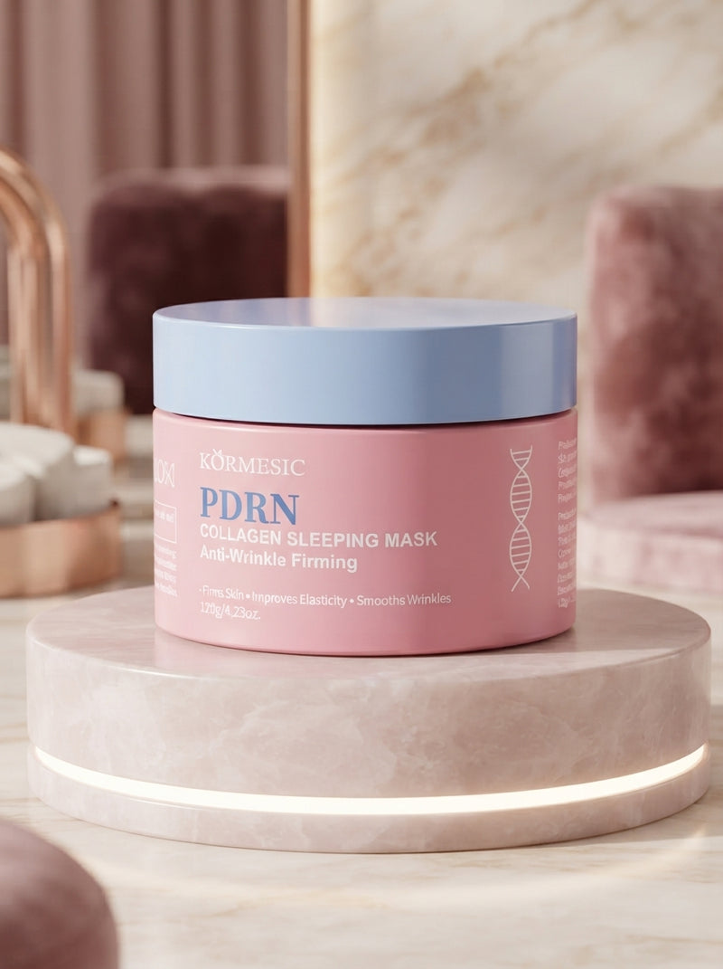 Close-up of a woman's smooth, hydrated skin around her eyes, capturing natural texture and a healthy glow.